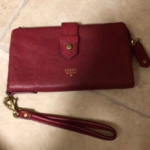 Fossil leather wallet